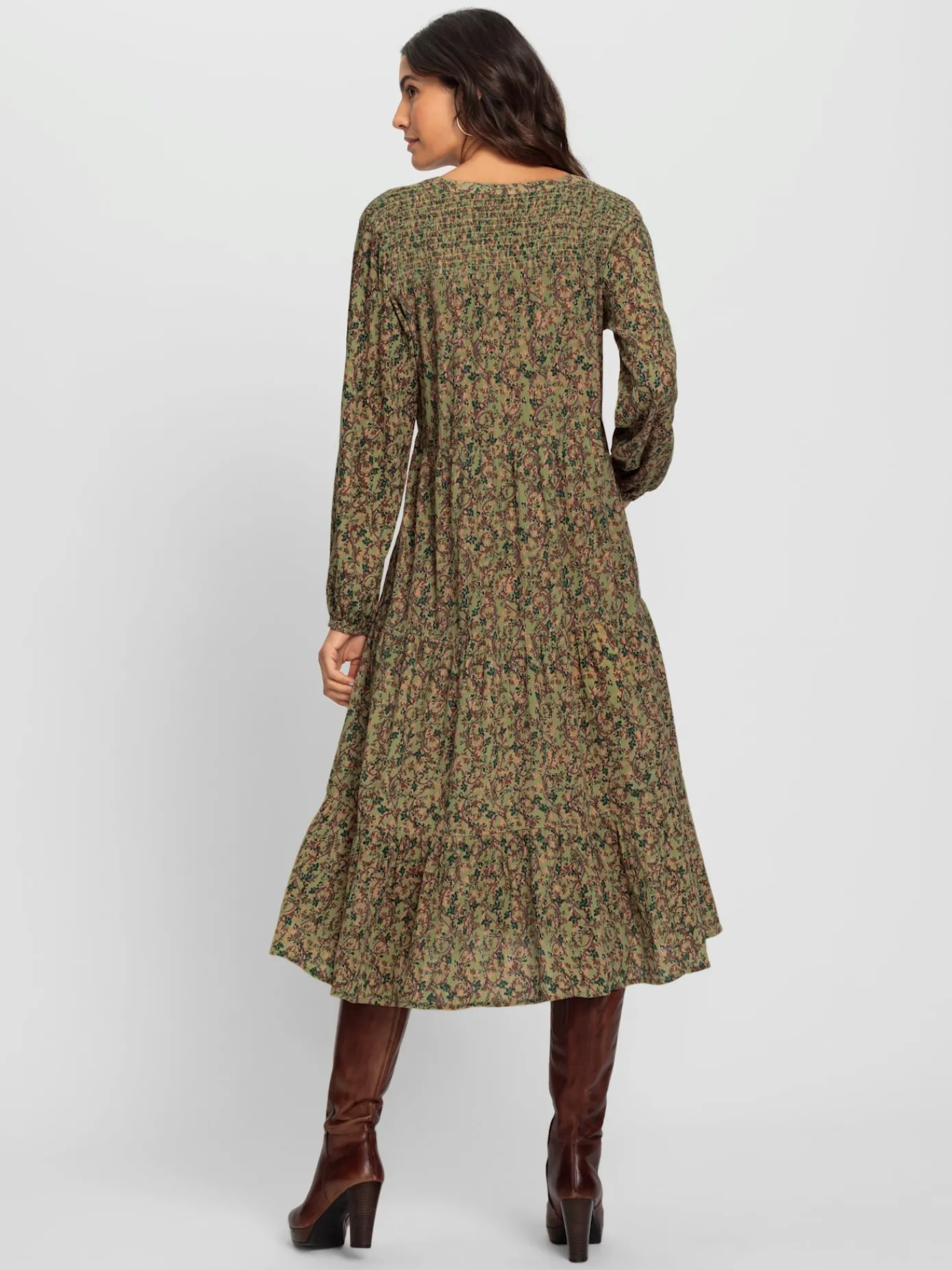 Robes<Robe imprimée qualité tissée