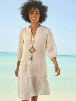 Linea Tesini Robes<Robe imprimée qualité tissée