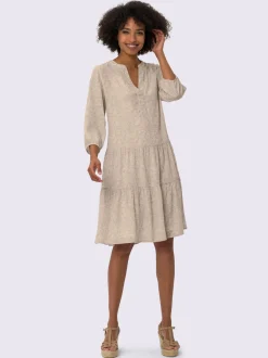 Linea Tesini Robes<Robe imprimée qualité tissée