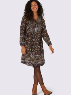 Robes<Robe imprimée qualité tissée