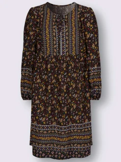 Robes<Robe imprimée qualité tissée