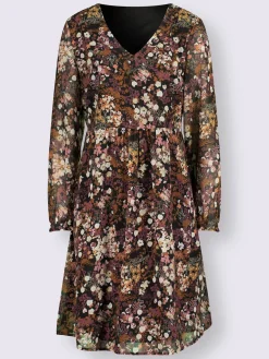 Robes<Robe imprimée qualité tissée