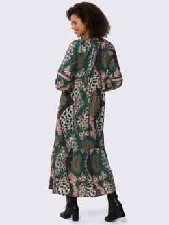 Linea Tesini Robes<Robe imprimée qualité tissée