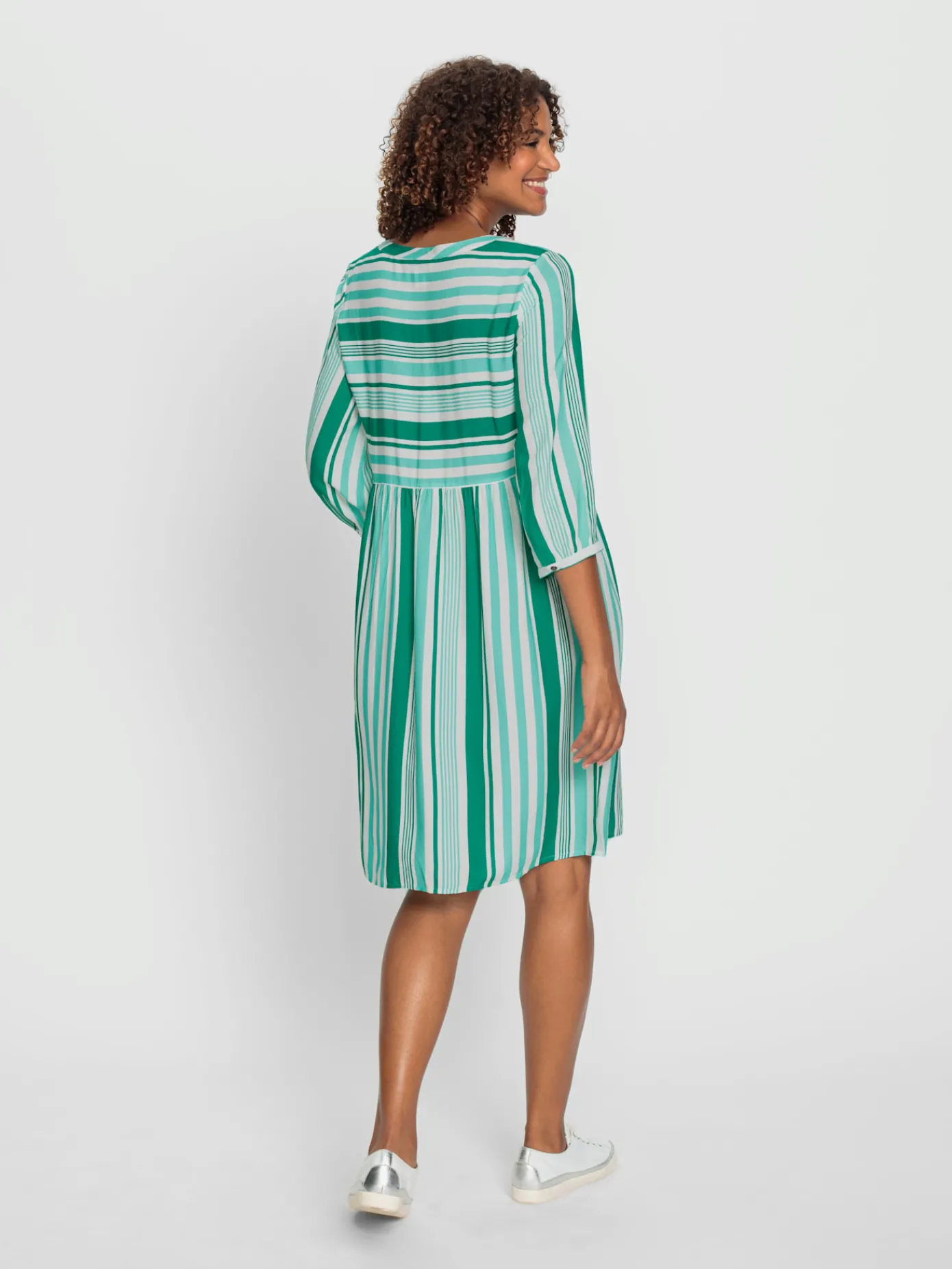 Collection L Robes<Robe imprimée viscose (ecovero)