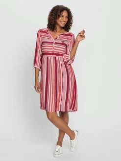 Collection L Robes<Robe imprimée viscose (ecovero)