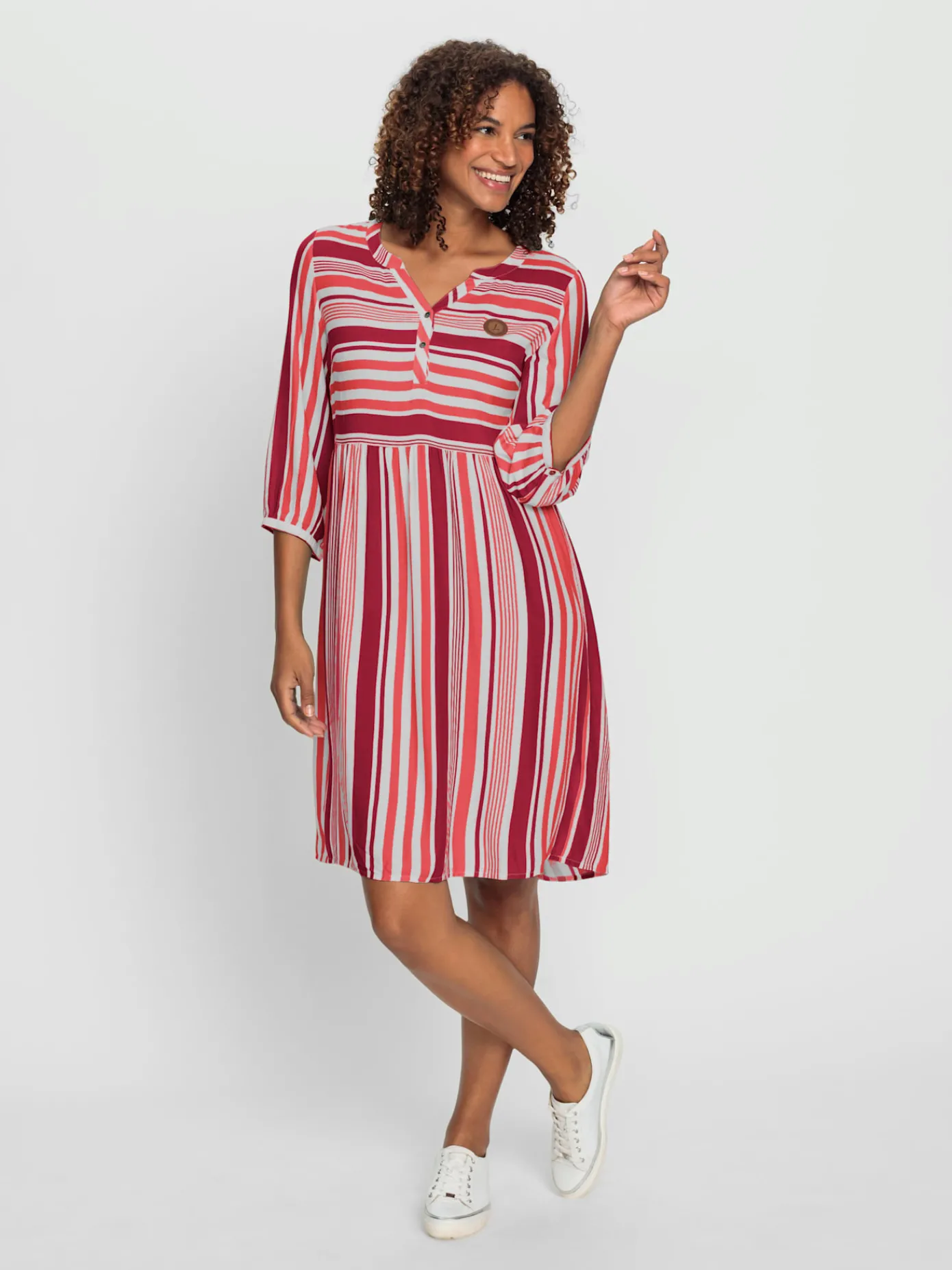 Collection L Robes<Robe imprimée viscose (ecovero)