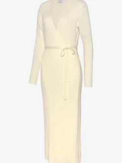 LASCANA Robes<Robe longue cache-cœur en tricot