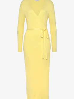 LASCANA Robes<Robe longue cache-cœur en tricot