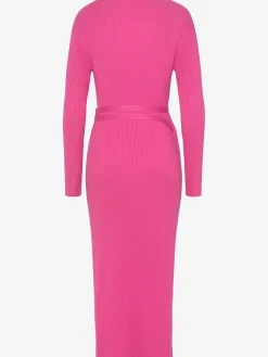 LASCANA Robes<Robe longue cache-cœur en tricot