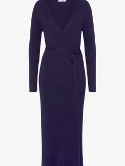 LASCANA Robes<Robe longue cache-cœur en tricot