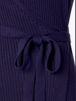 LASCANA Robes<Robe longue cache-cœur en tricot