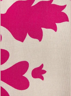 Vivance Robes<Robe longue col v à bordure