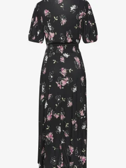 Vivance Robes<Robe longue encolure en v dégagée