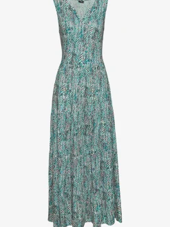 Vivance Robes<Robe longue encolure en v