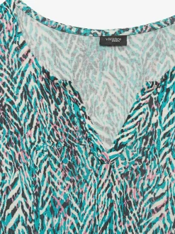 Vivance Robes<Robe longue encolure en v