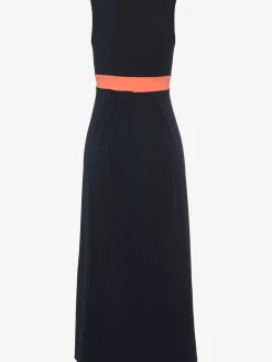 LASCANA Robes<Robe longue encolure en v aspect superposé