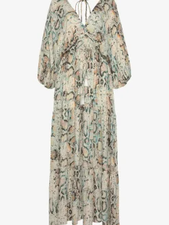 Buffalo Robes<Robe longue encolure en v dégagée devant et au dos