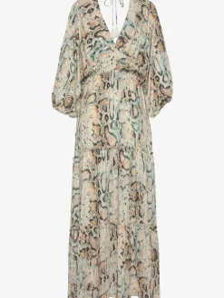 Buffalo Robes<Robe longue encolure en v dégagée devant et au dos