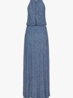 LASCANA Robes<Robe longue encolure haute froncée