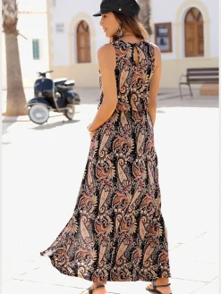 LASCANA Robes<Robe longue encolure ronde