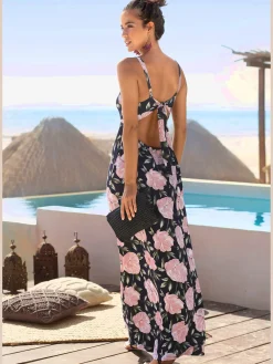 s.Oliver Robes<Robe longue encolure ronde