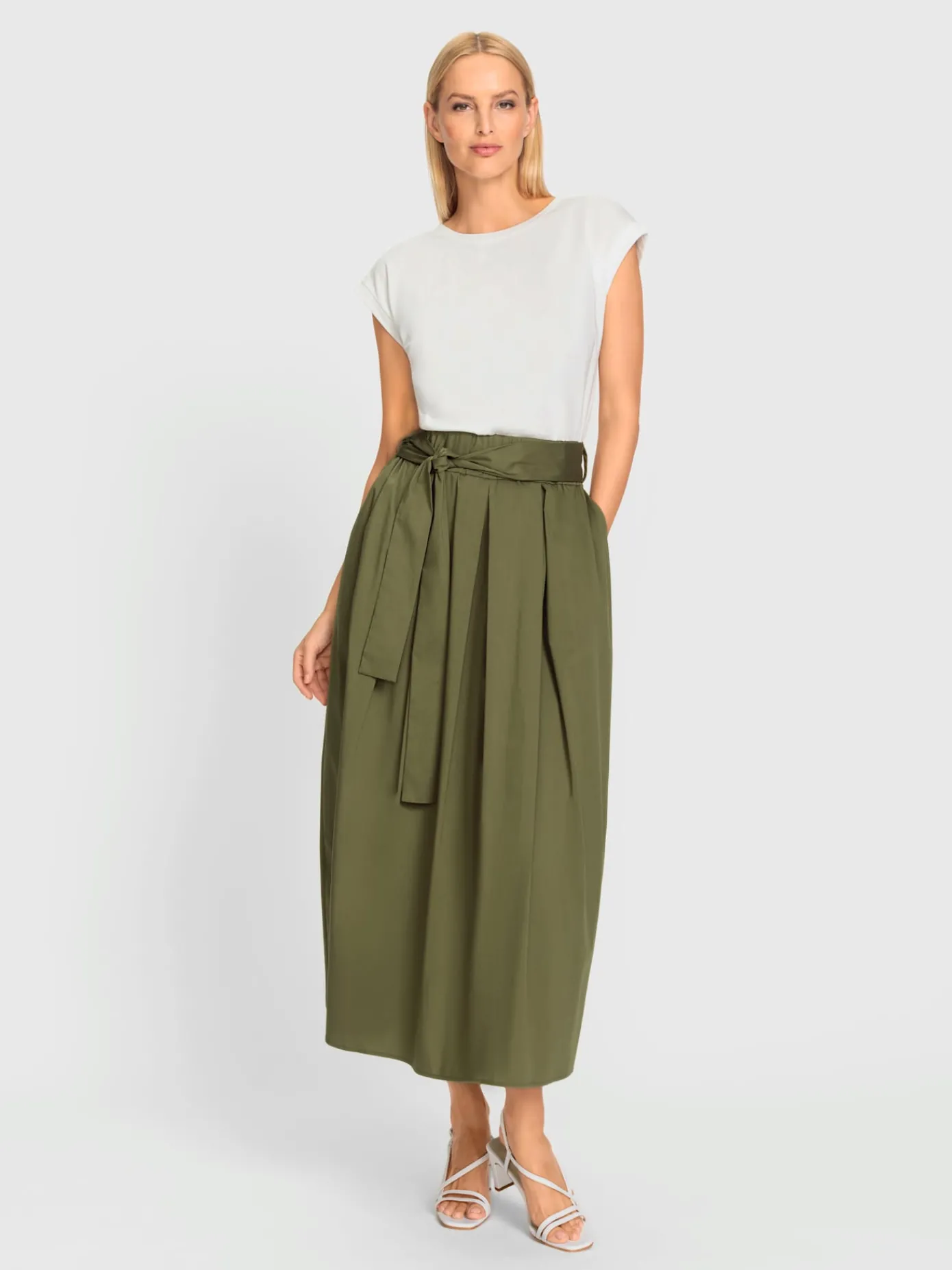 Rick Cardona Robes<Robe longue haut et jupe en différents matériaux