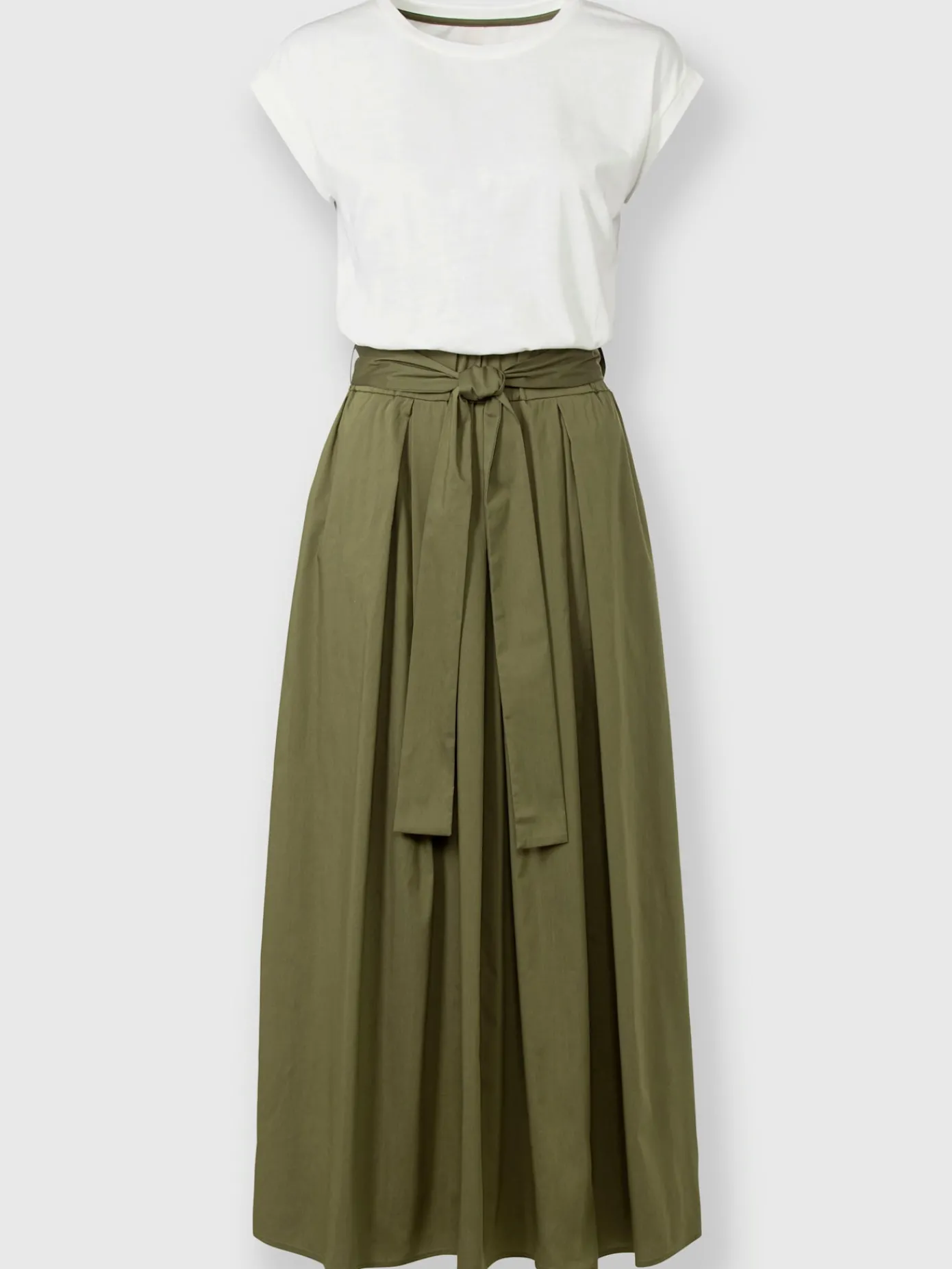 Rick Cardona Robes<Robe longue haut et jupe en différents matériaux