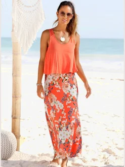 s.Oliver Robes<Robe longue larges bretelles