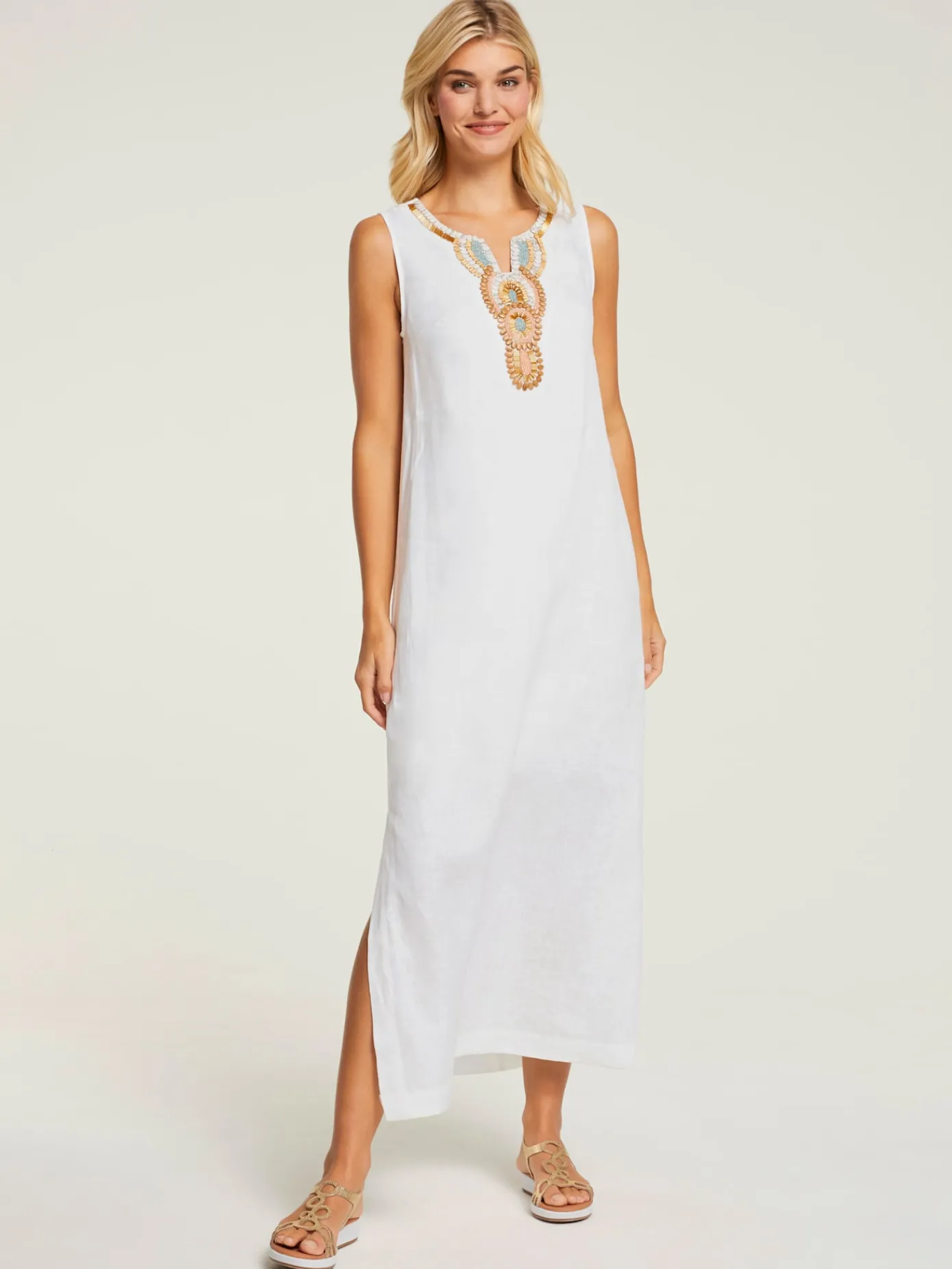 Linea Tesini Robes<Robe longue look tendance