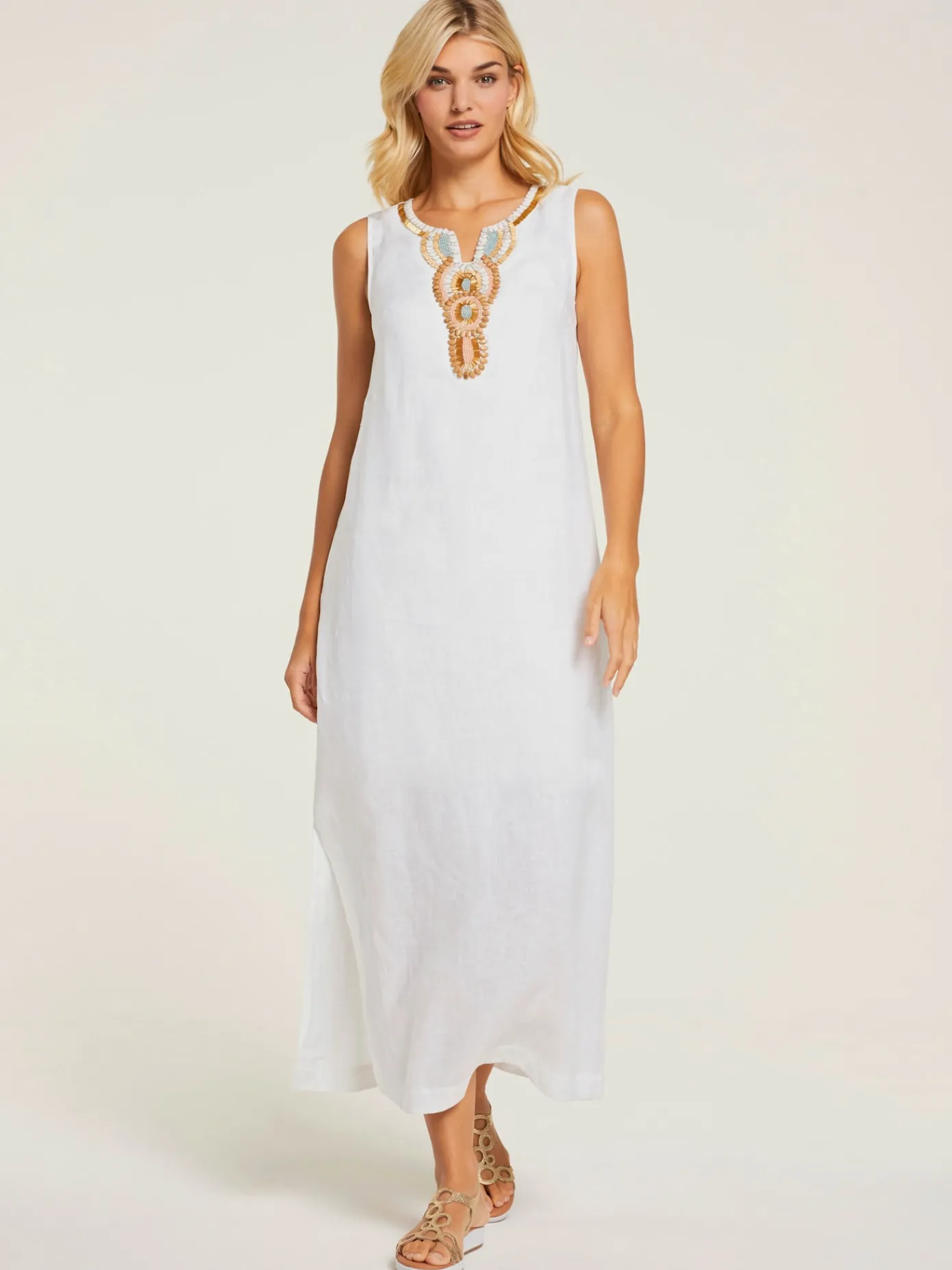 Linea Tesini Robes<Robe longue look tendance