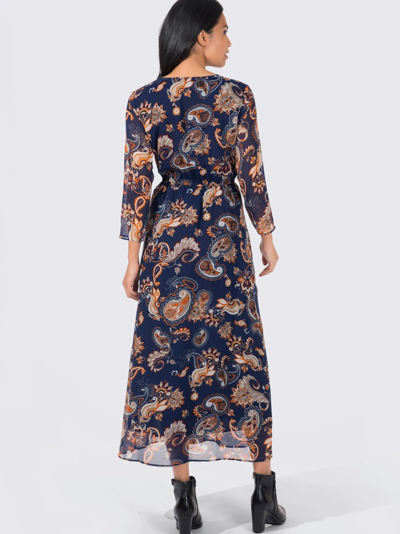 Robes<Robe longue qualité tissée