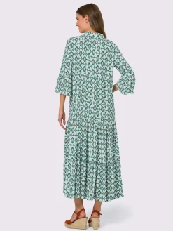 Linea Tesini Robes<Robe longue qualité tissée