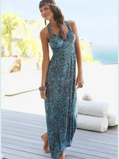 LASCANA Robes<Robe longue séduisante encolure réglable