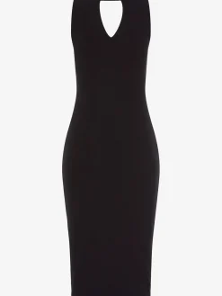 Buffalo Robes<Robe mi-longue découpes tendance à l'encolure