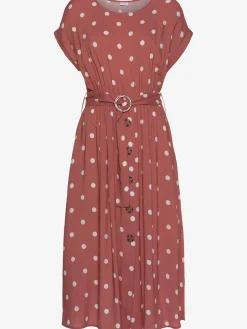 LASCANA Robes<Robe mi-longue encolure haute