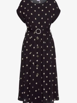 LASCANA Robes<Robe mi-longue encolure haute