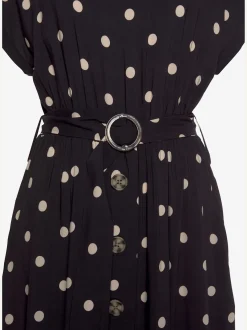 LASCANA Robes<Robe mi-longue encolure haute