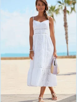 Buffalo Robes<Robe mi-longue haut à la coupe ajustée