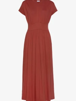 LASCANA Robes<Robe mi-longue minirobe avec glissière devant