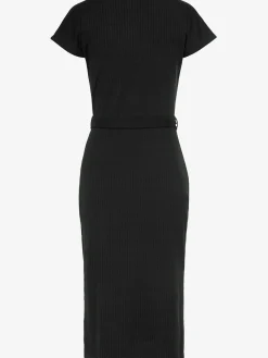 LASCANA Robes<Robe mi-longue robe portefeuille à manches courtes longueur midi