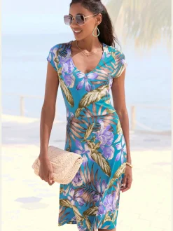 LASCANA Robes<Robe mini robe t-shirt cintrée