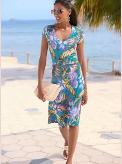 LASCANA Robes<Robe mini robe t-shirt cintrée