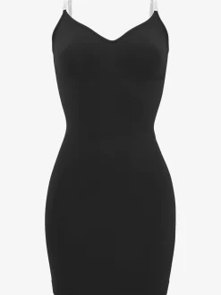 LASCANA Lingerie Gainante|Robes<Robe modelante avec bretelles transparentes