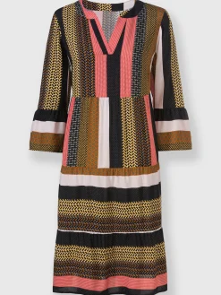 Robes<Robe tissée pure viscose