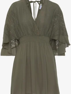 LASCANA Robes<Robe tunique col v chevauchant