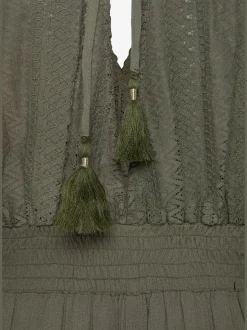 LASCANA Robes<Robe tunique col v chevauchant