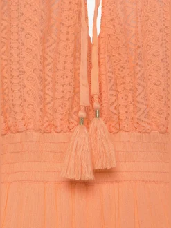 LASCANA Robes<Robe tunique col v chevauchant