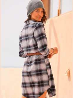 Buffalo Robes<Robe-chemisier col chemisier