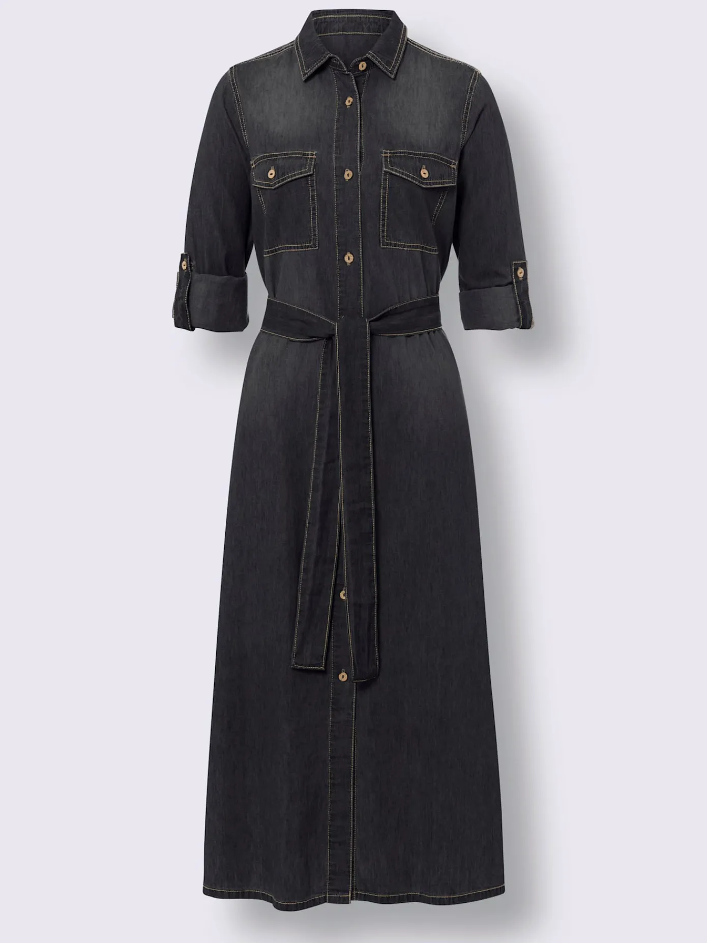 Best Connection Robes<Robe-chemisier pur coton