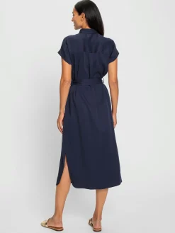 Rick Cardona Robes<Robe-chemisier pur lyocell